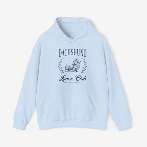 Longhaired Dachshund Hoodie for Women - Dachshund Lovers Club Hoodie